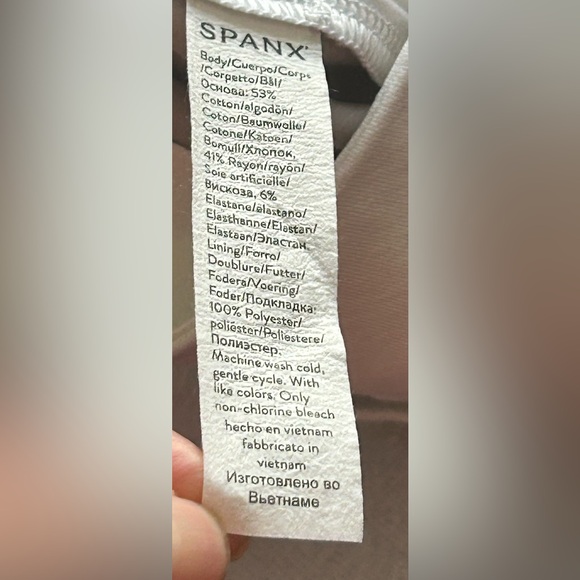 SPANX 20479Q Cropped Wide Leg Classic White Pull-on Shaping Pants M - Picture 6 of 8